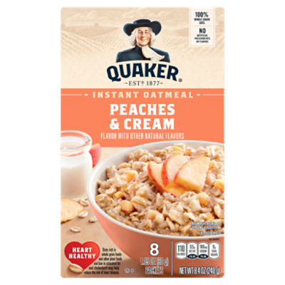 Quaker Peaches & Cream, Instant Oatmeal