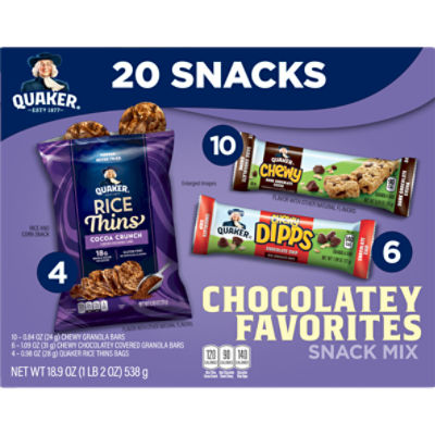 Quaker Snack Mix Variety Pack 18.9 Oz 20 Count