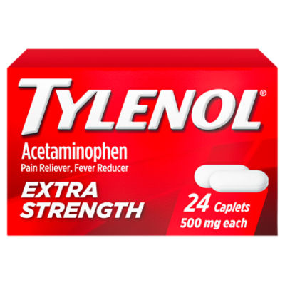 Tylenol Extra Strength Acetaminophen Pain Reliever Fever Reducer, 500