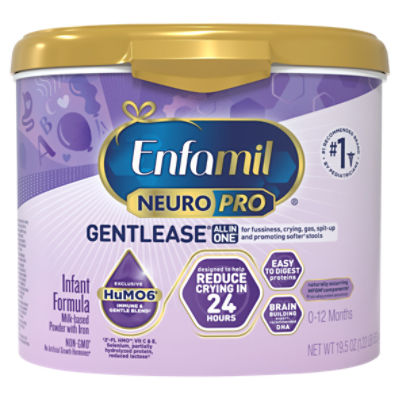 Enfamil NeuroPro Gentlease MilkBased Powder with Iron Infant Formula, 20 oz
