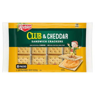 Keebler Sandwich Crackers, Club & Cheddar