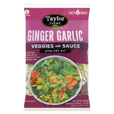 Taylor Farms Ginger Garlic Veggies and Sauce Stir Fry Kit, 14 oz ShopRite