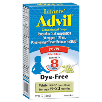 Advil Infants' White Grape, Pain Reliever and Baby Fever Reducer