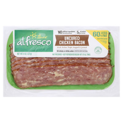 Al Fresco Original Uncured Chicken Bacon, 8 oz