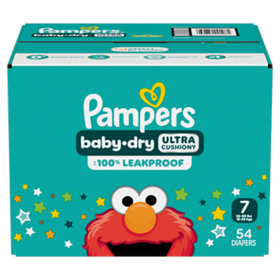 Pampers Baby Dry Diapers Size 7 54 Count ShopRite