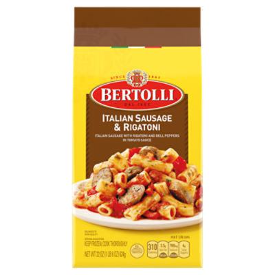 Bertolli Italian Sausage & Rigatoni, 22 oz ShopRite
