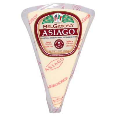 BelGioioso All Natural Asiago Cheese, 8 oz The Fresh Grocer