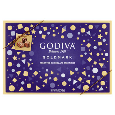 Godiva Goldmark Assorted Chocolate Gift Box, 36 count, 15.3 oz