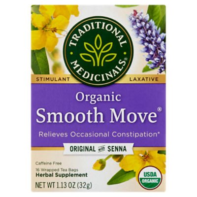 Traditional Medicinals Smooth Move Organic Original with Senna Herbal