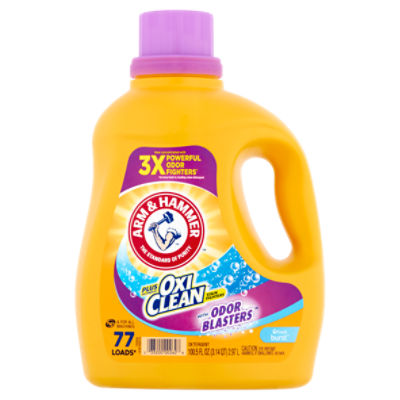 Arm & Hammer Oxi Clean Fresh Burst with Odor Blasters Detergent, 77