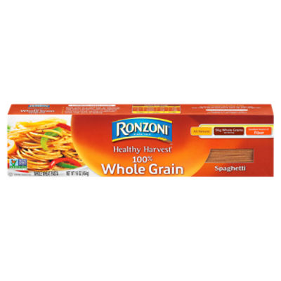 Ronzoni Healthy Harvest 100 Whole Grain Spaghetti Pasta, 16 oz