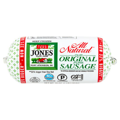 Jones Dairy Farm All Natural Original Pork, Sausage