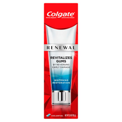 Colgate Renewal Whitening Restoration Cool Mint Gel, Gum Toothpaste