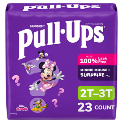 PullUps Girls' Potty Training Pants, 2T3T (1634 lbs)