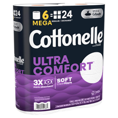 Cottonelle Ultra Comfort Mega Rolls, Toilet Paper