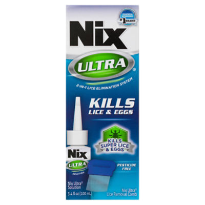 Nix Ultra 2in1 Lice Elimination System Solution with Lice Removal