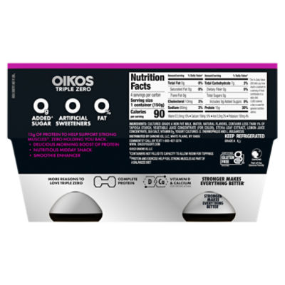 Oikos Triple Zero Nutritional Value Besto Blog