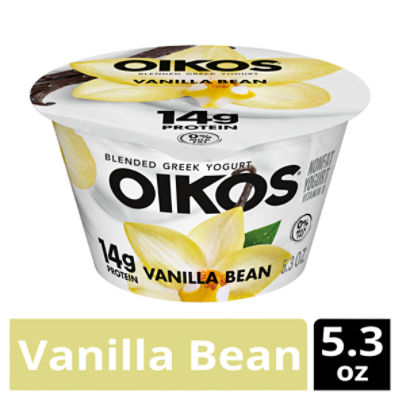 Oikos Vanilla Bean Blended Greek Yogurt, 5.3 oz ShopRite