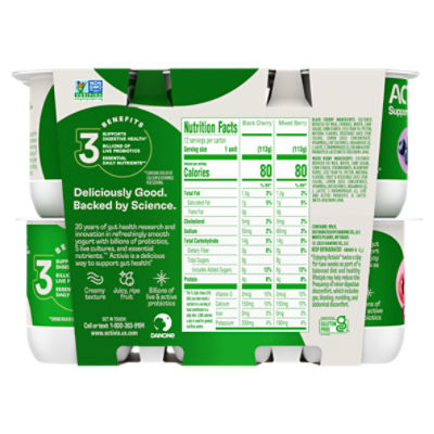 Activia Low Fat Cherry Yogurt Nutrition Facts Besto Blog