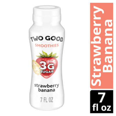 Two Good Strawberry Banana Smoothies, 7 fl oz ShopRite