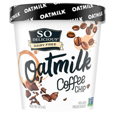 So Delicious Dairy Free Oatmilk Coffee Chip, NonDairy Frozen Dessert