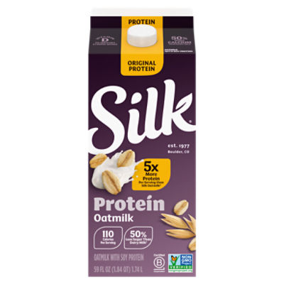 Silk Protein Oat Milk, 59 fl oz The Fresh Grocer