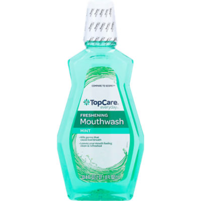 TopCare Mouthwash & Gargle Mint, 33.81 fl oz ShopRite