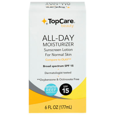 TopCare All Day Moisturizer SPF 15 Sunscreen Lotion ShopRite