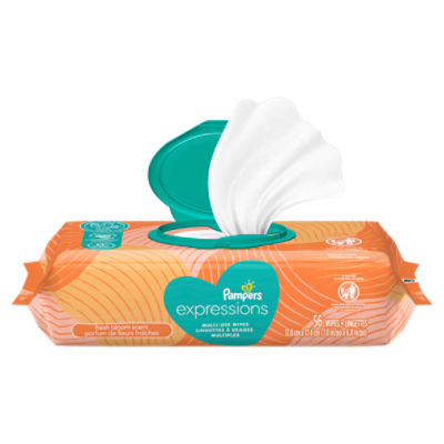 Pampers Expressions Fresh Bloom Scent, Wipes