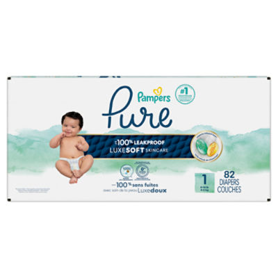 Pampers Pure Protection Size 1 814 lb, Diapers