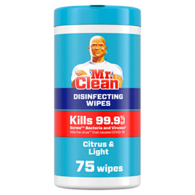 Mr. Clean Citrus & Light, Disinfecting Wipes