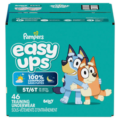 Pampers Easy Ups Training Underwear Boys Size 7 5T6T 46 Count