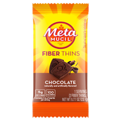 Metamucil Fiber Thins, Psyllium Husk Fiber Supplement, Digestive Health