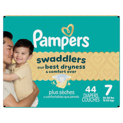 Pampers Swaddlers Active Baby Diaper Size 7 44 Count