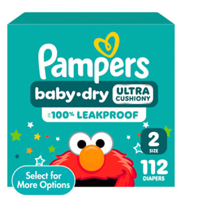 Pampers BabyDry Diapers Super Pack, Size 2, 112 count ShopRite