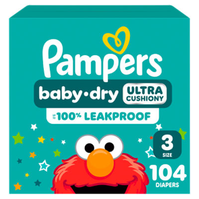Pampers Baby Dry Diapers Size 3 104 Count ShopRite