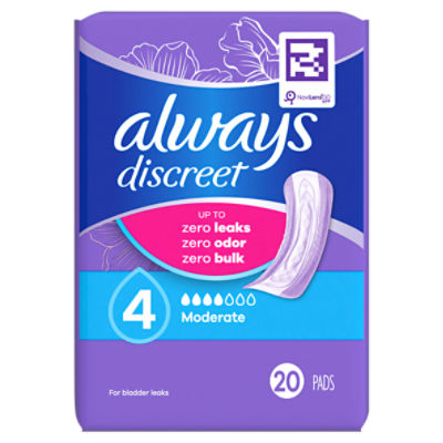 always Discreet Moderate, Incontinence Pads