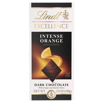 Lindt Excellence Intense Orange Dark Chocolate, 3.5 oz ShopRite