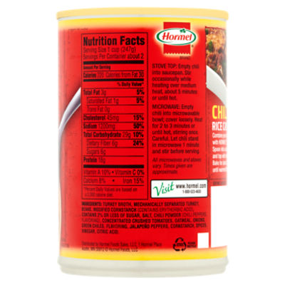 Hormel Beef Chili Nutrition Facts Besto Blog