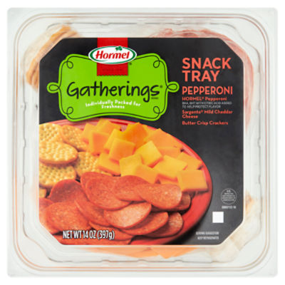 Hormel Gatherings Pepperoni Snack Tray, 14 oz ShopRite