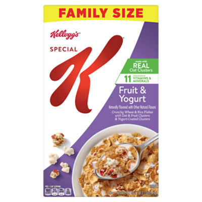 Kellogg's Special K Fruit & Yogurt Cereal Family Size, 19.1 oz