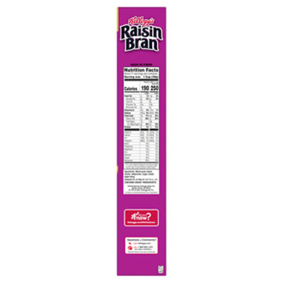 Raisin Nut Bran Cereal Nutritional Info Besto Blog