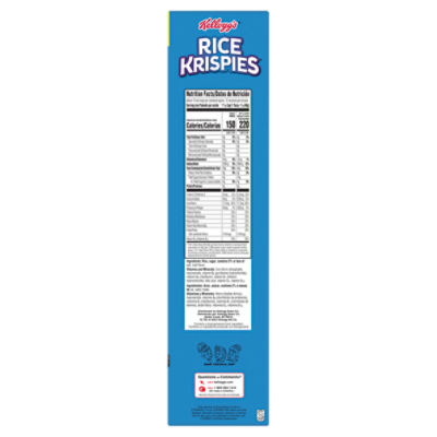 Rice Krispies Nutrition Facts Label Blog Dandk