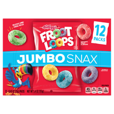 Froot Loops Jumbo Snax Cereal