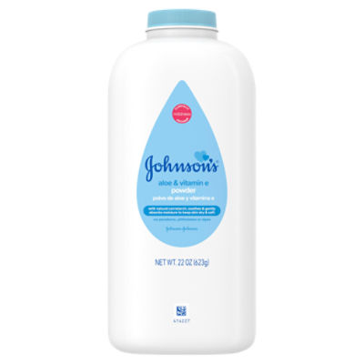 Johnson's Aloe & Vitamin E Powder 22 Oz (623 G) ShopRite