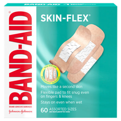 BandAid SkinFlex Adhesive Bandages, 60 count ShopRite