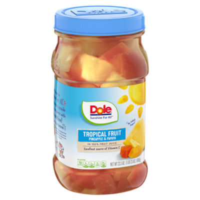 Dole Tropical Fruit in 100 Fruit Juice, 23.5 oz