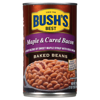 Bush's Maple & Cured Bacon Baked Beans 28 oz ShopRite