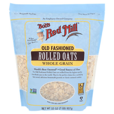 Bob's Red Mill Old Fashioned Whole Grain Rolled Oats, 32 oz Fairway