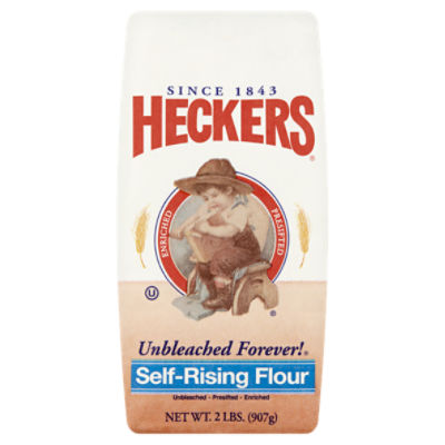 HECKERS Unbleached Forever! SelfRising Flour, 2 lbs